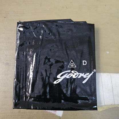 Folded black rexine policy typewriter dust cover for Godrej, Facit and Remington typing machines