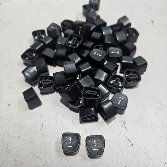 Black Godrej Exclamation Mark typewriter keytops for manual typewriter repair and typing machine spare parts