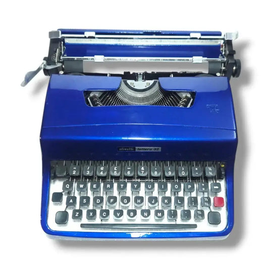 Olivetti Lettera Typewriter Ceramic Blue | Buy Typewriter Online