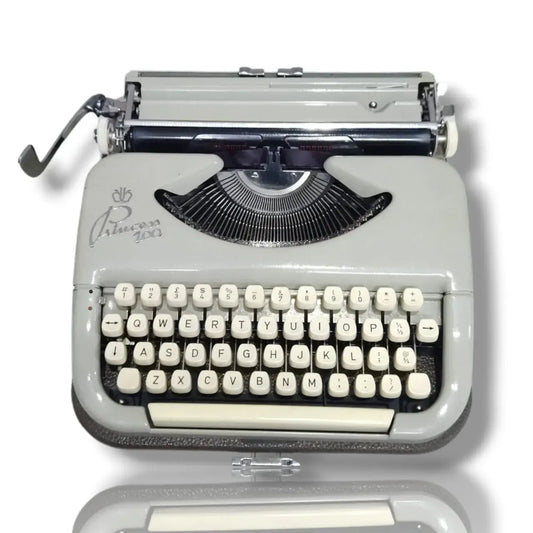 Princess 100 manual English typewriter front view, imported German typing machine by RR Typewriter Mart