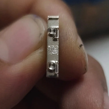 English Typewriter Long Motion Typeface P replacement type slug for repairs