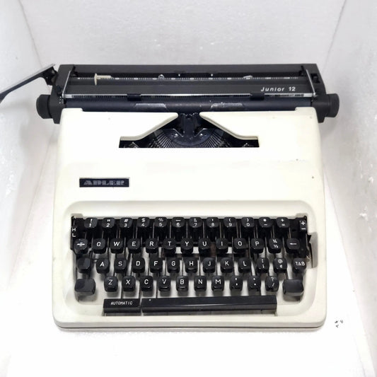 Buy Adler Junior 12 Vintage Suitcase Typewriter in Mint Condition at RR Typewriter Mart