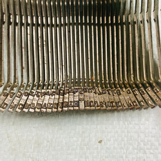 Facit English typewriter complete typeset assembly for typewriter repair RR Typewriter Mart
