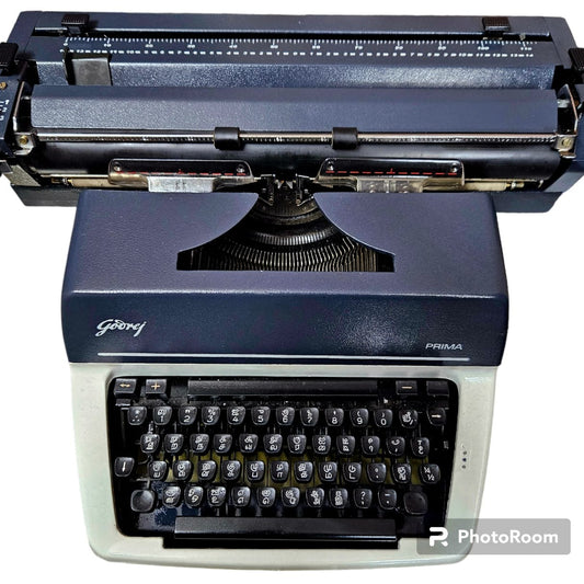 Godrej Prima Typing machine with Tamil keyboard, Manual Tamil Typewriter by RR Typewriter Mart