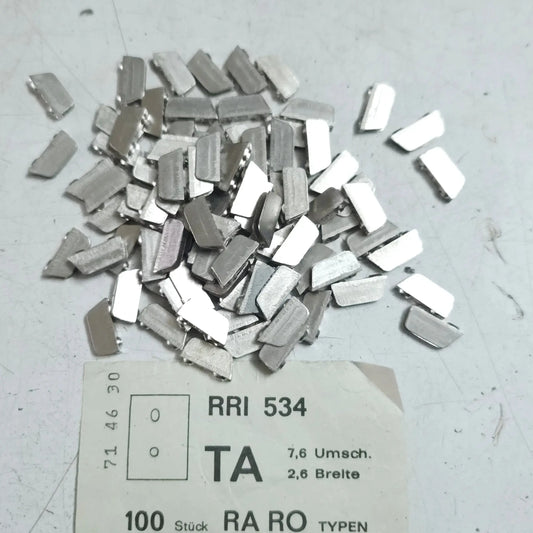 English Long Motion Typeface O replacement type slug set for typewriter repair restoration and typing institute maintenance