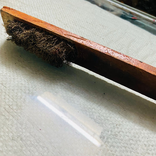 Typewriter tool brass wire cleaning brush for rust removal and restoration RR Typewriter Mart