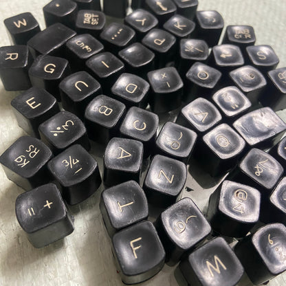 Remington typewriter complete English keytop set for restoration projects – RR Typewriter Mart