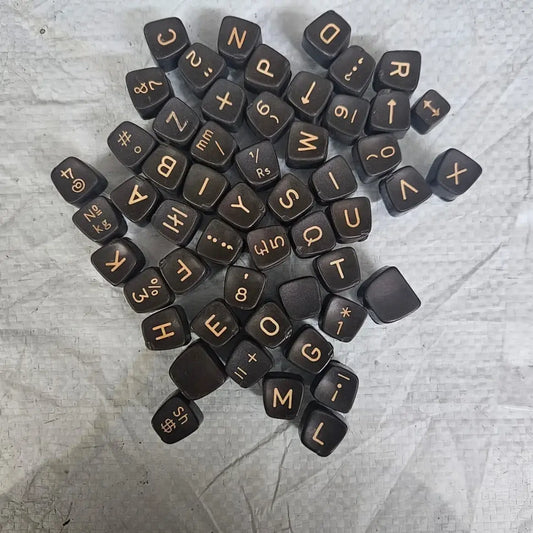 Godrej AB English typewriter complete keytop set typewriter spare parts RR Typewriter Mart