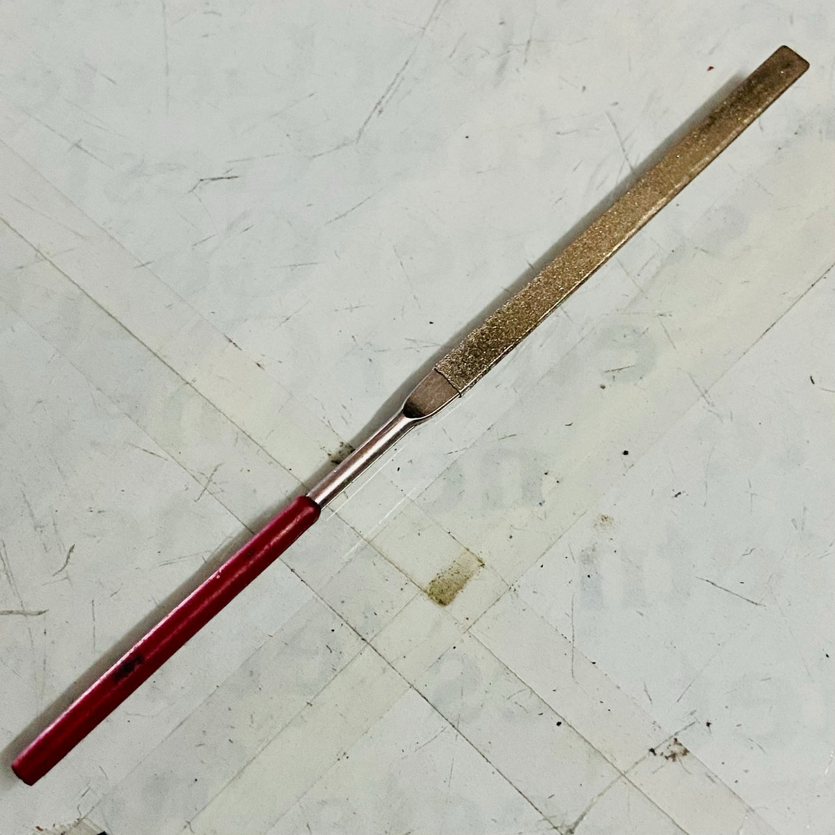 Typewriter tool diamond file for hardened metal part adjustment RR Typewriter Mart