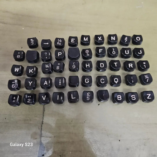 halda typewriter keytop set english for manual typewriter repair spare parts RR Typewriter Mart