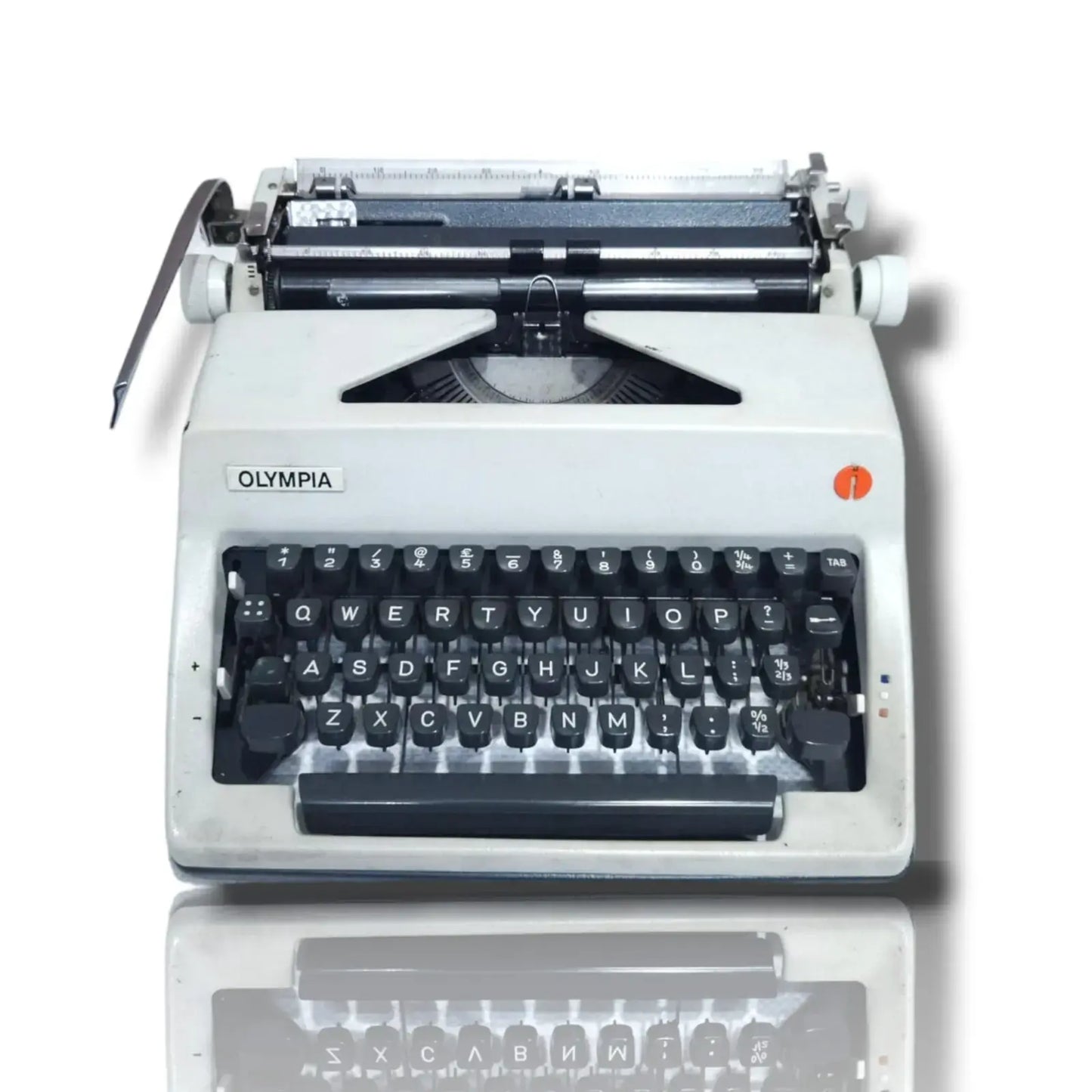 Olympia Portable Typewriter vintage German manual typing machine restored by RR Typewriter Mart