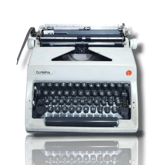 Olympia Portable Typewriter vintage German manual typing machine restored by RR Typewriter Mart
