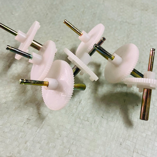 godrej prima typewriter ribbon gear set with shaft for manual typewriter repair typewriter spare parts RR Typewriter Mart