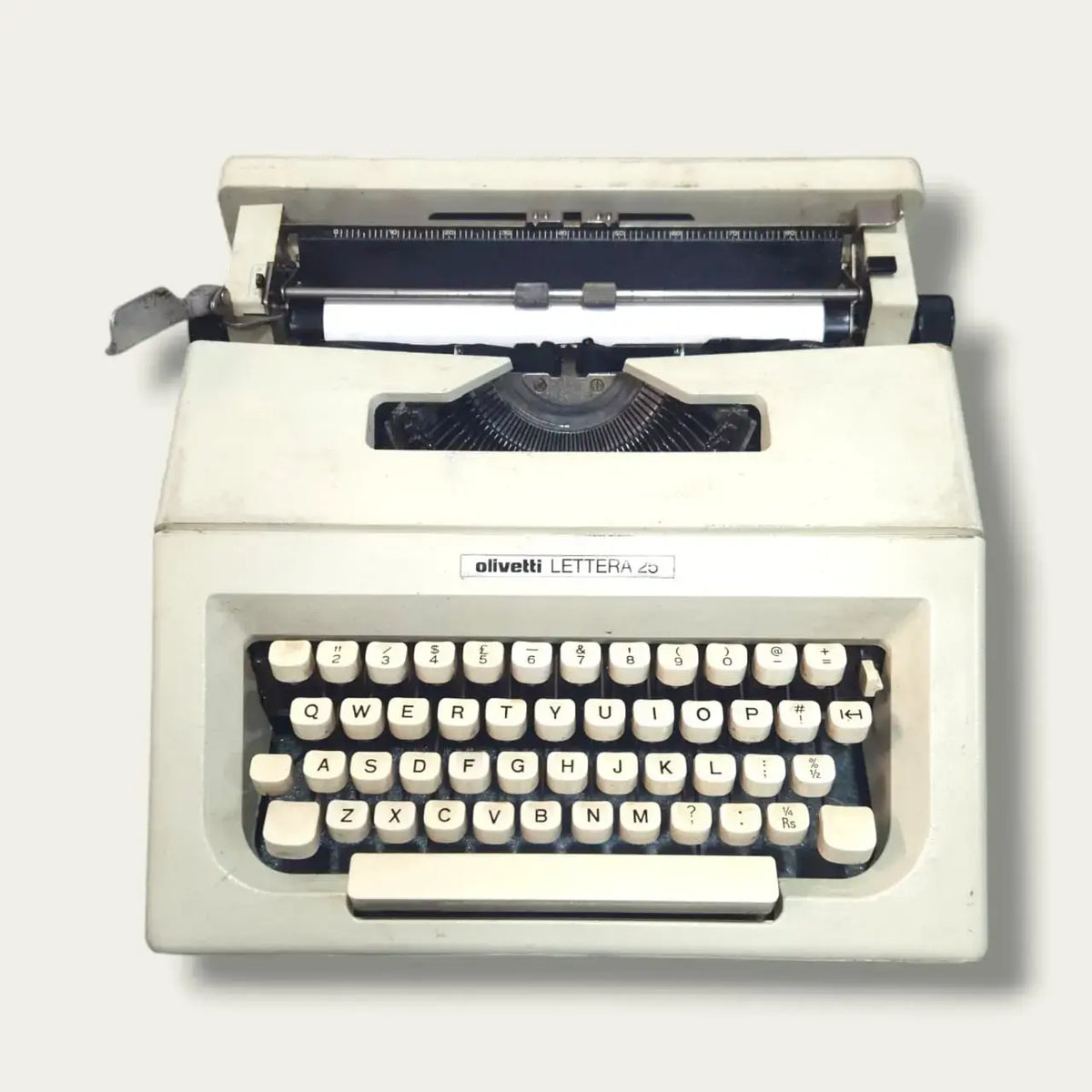 Olivetti Lettera 25 Typewriter Original Italian Vintage – RR Typewriter Mart