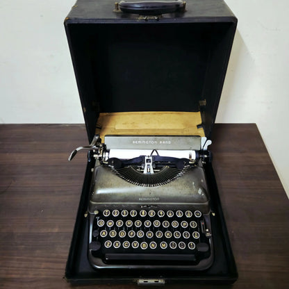 Vintage Remington Deluxe Model 5 Typewriter