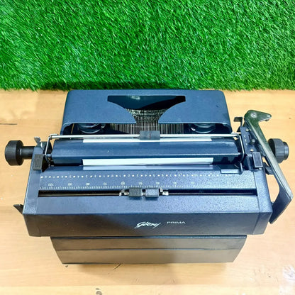 Godrej Prima Punjabi Typewriter for sale with Gurmukhi keyboard, supplied by RR Typewriter Mart