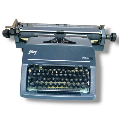 Godrej Prima Brief Hindi Typewriter Full Grey