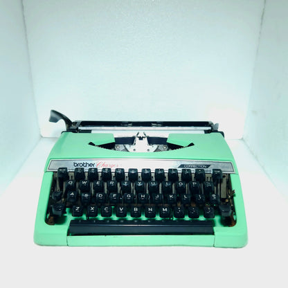 Brother Charger 11 Electric Green Typewriter