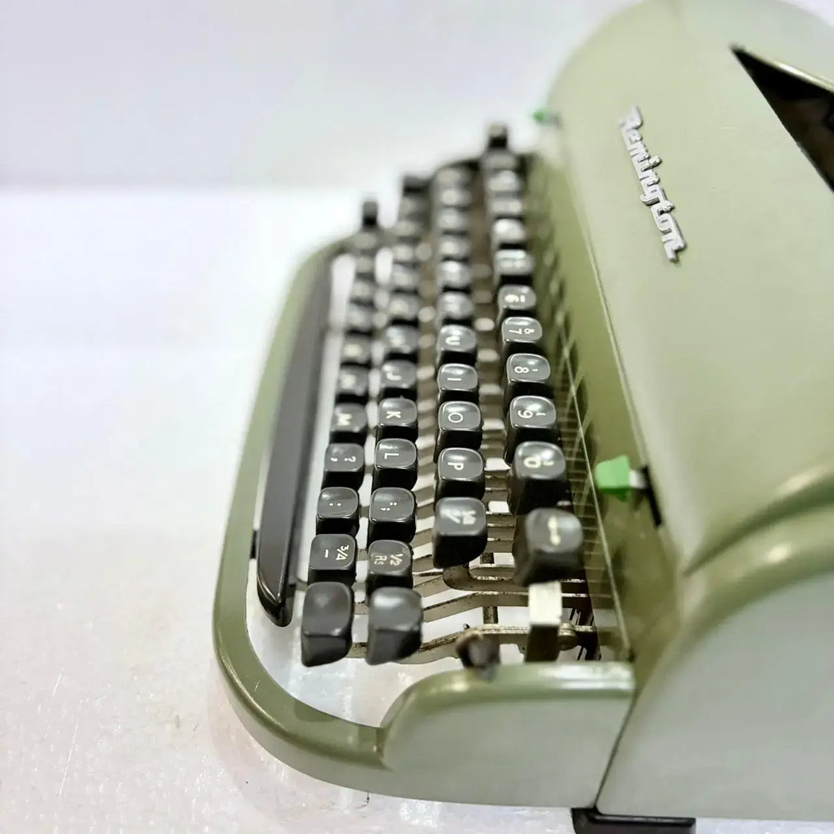 Remington Quiet Riter Olive Military Green Typewriter