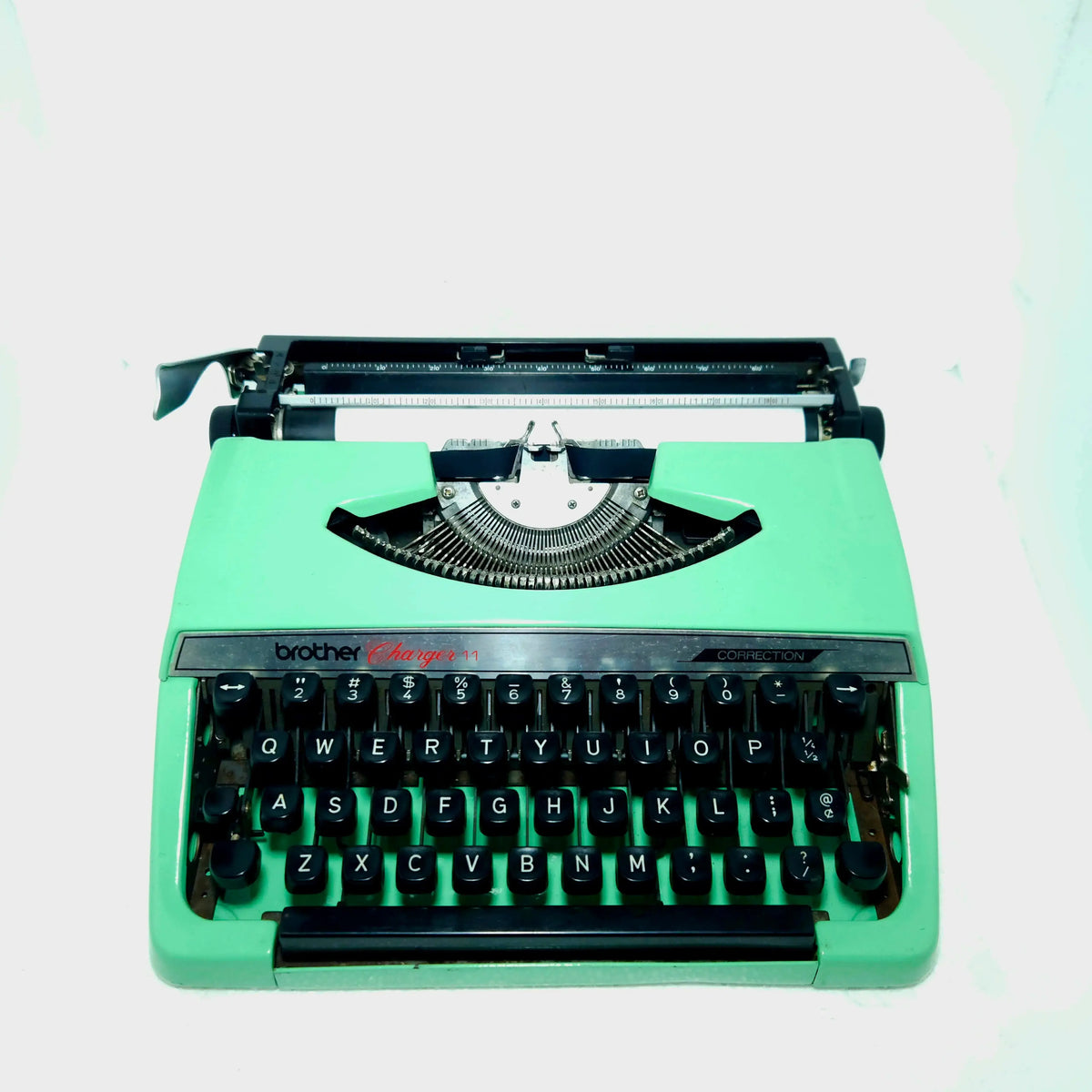 Brother Charger 11 Electric Green Typewriter
