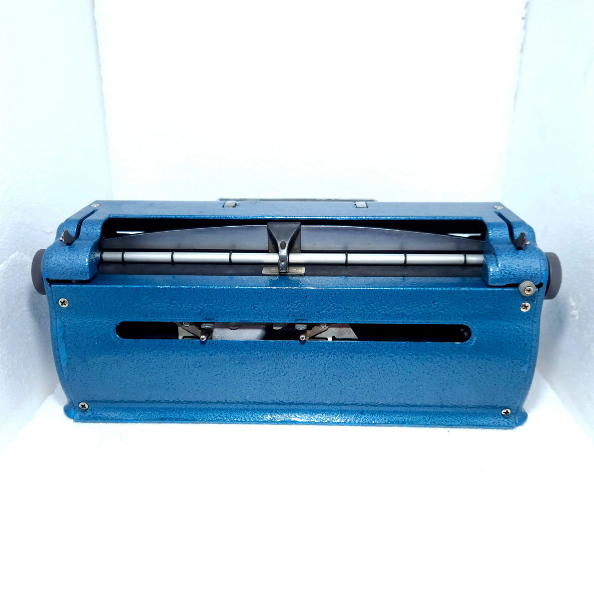 Blue Perkins Braille Manual Typewriter