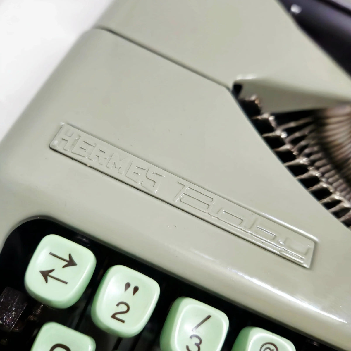 Hermes Baby Typewriter Sage Green