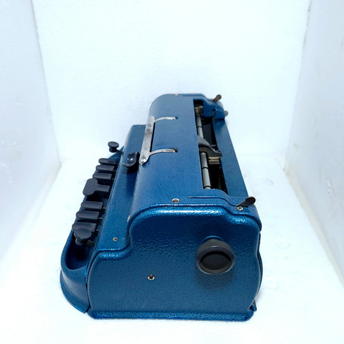 Blue Perkins Braille Manual Typewriter