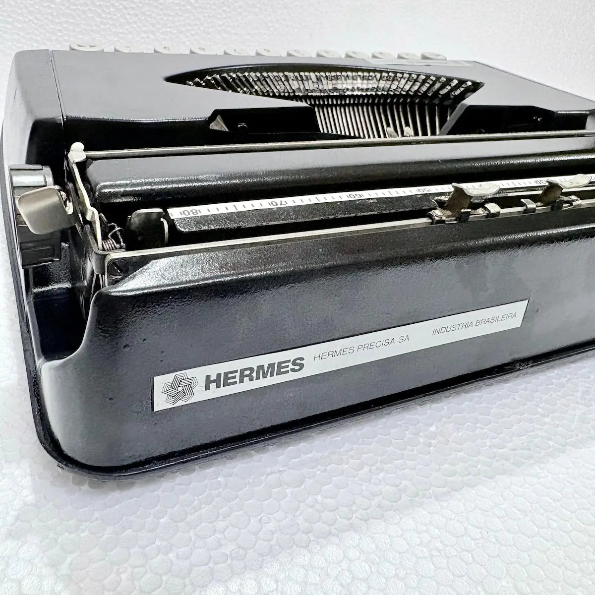 Vintage Hermes Baby Black Shadow typewriter, black portable manual typing machine, RR Typewriter Mart in India