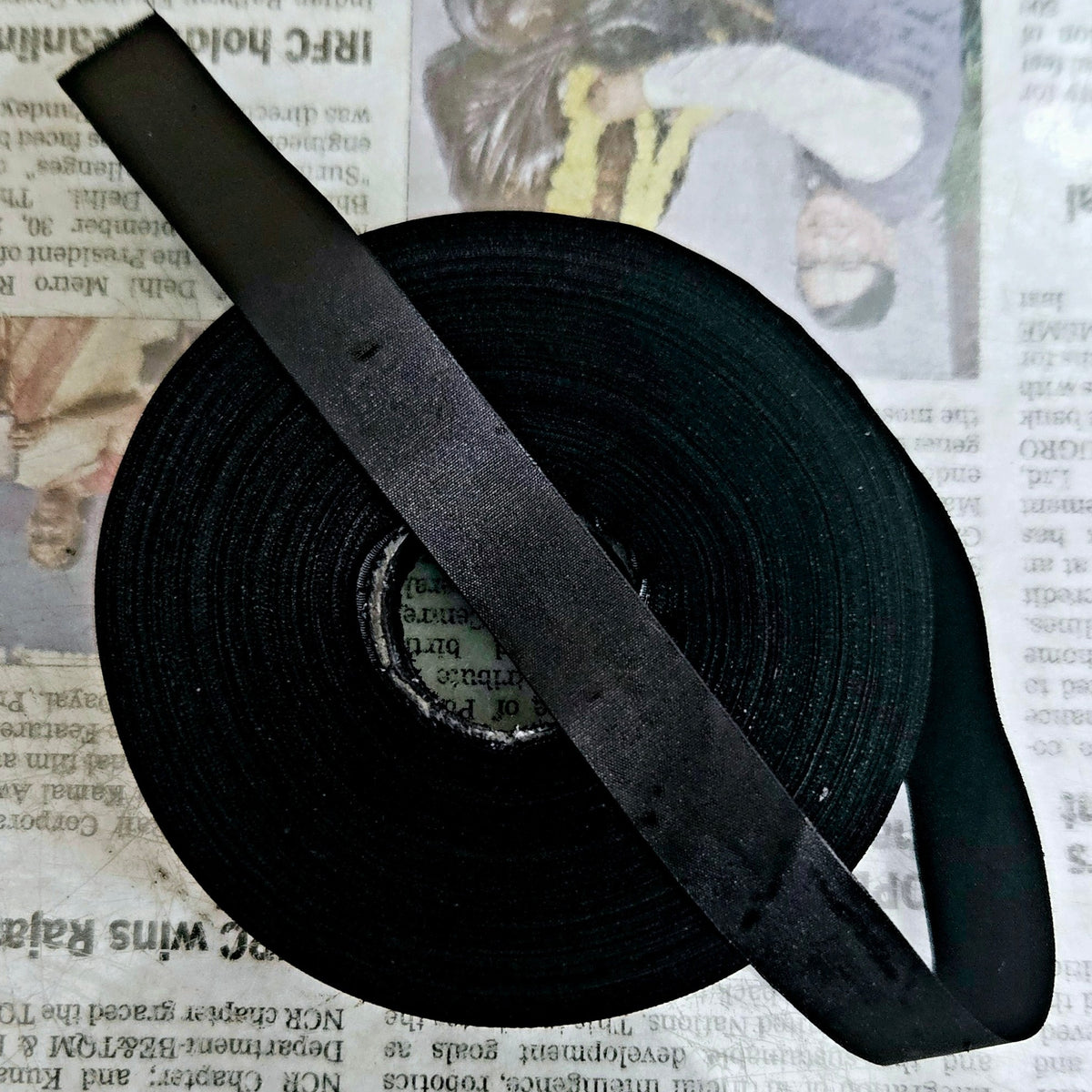 Top view black manual typewriter ribbons roll, buy typewriter ribbon roll for typing machine restoration