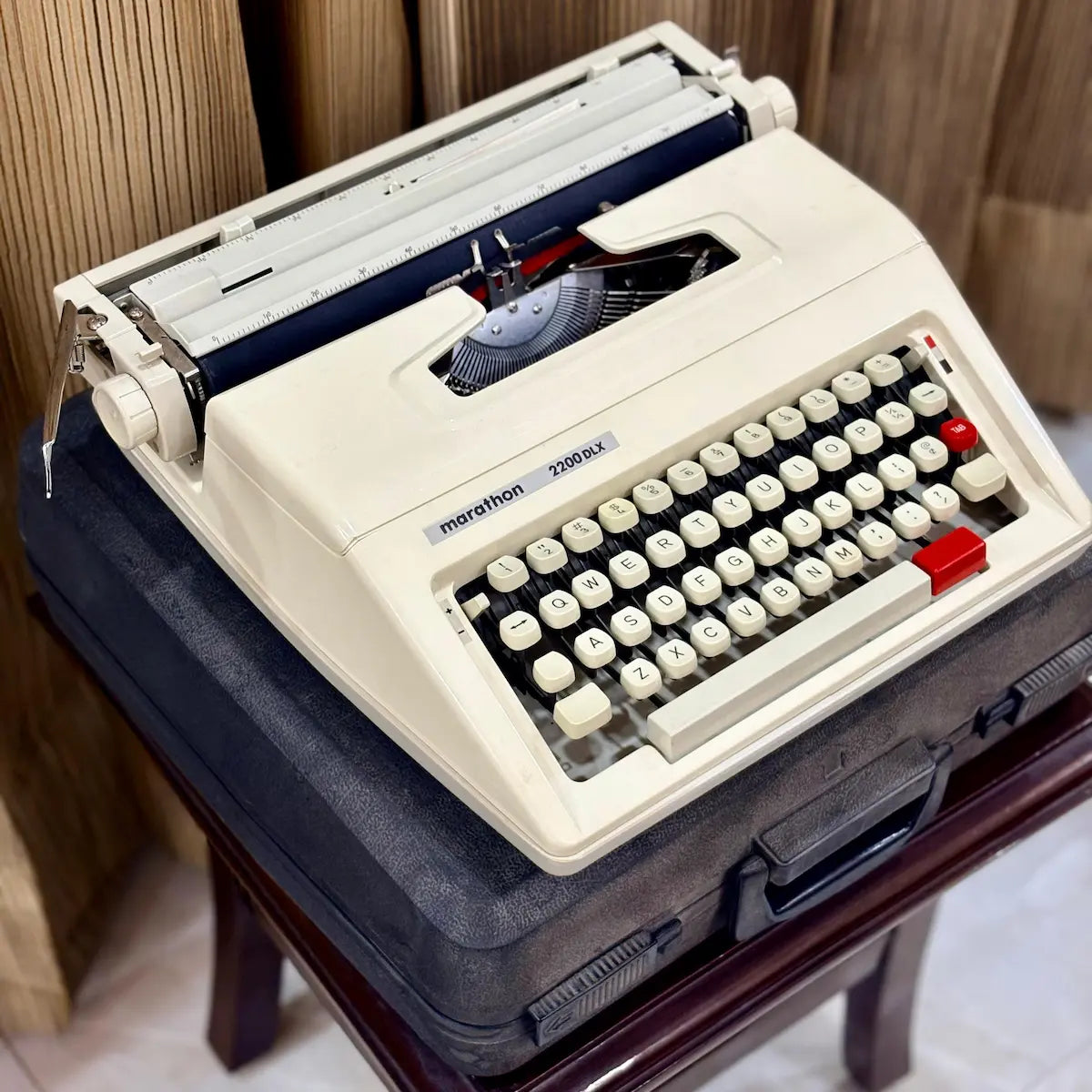 Marathon 2200 DLX vintage typewriter in unused condition, manual typing machine, RR Typewriter Mart India Delhi