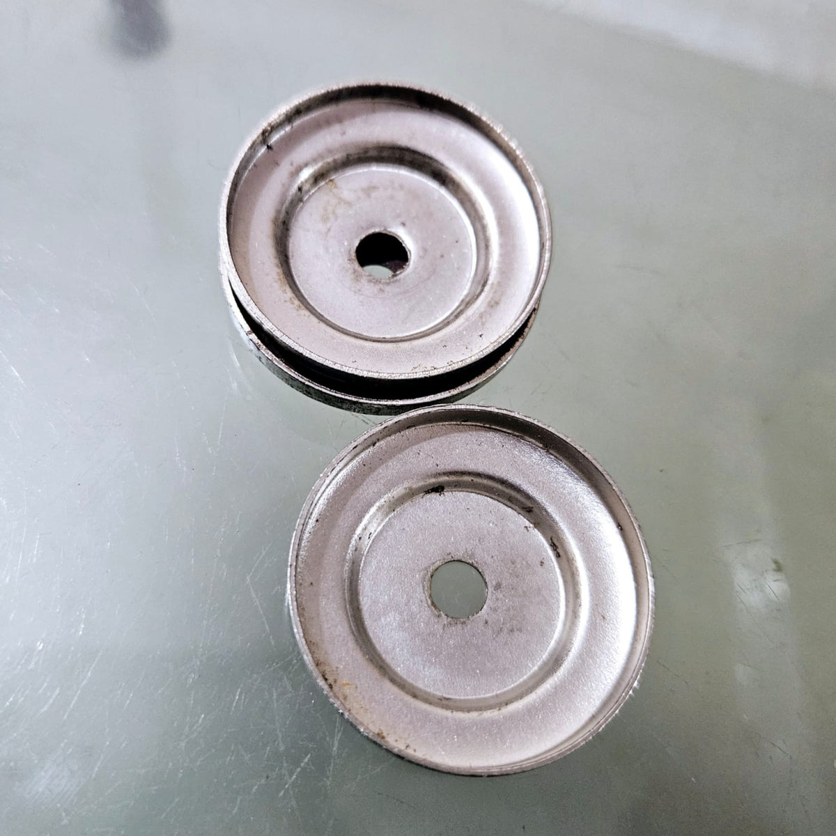 Remington typewriter spare parts metal basefeet cup for typing machine servicing RR Typewriter Mart