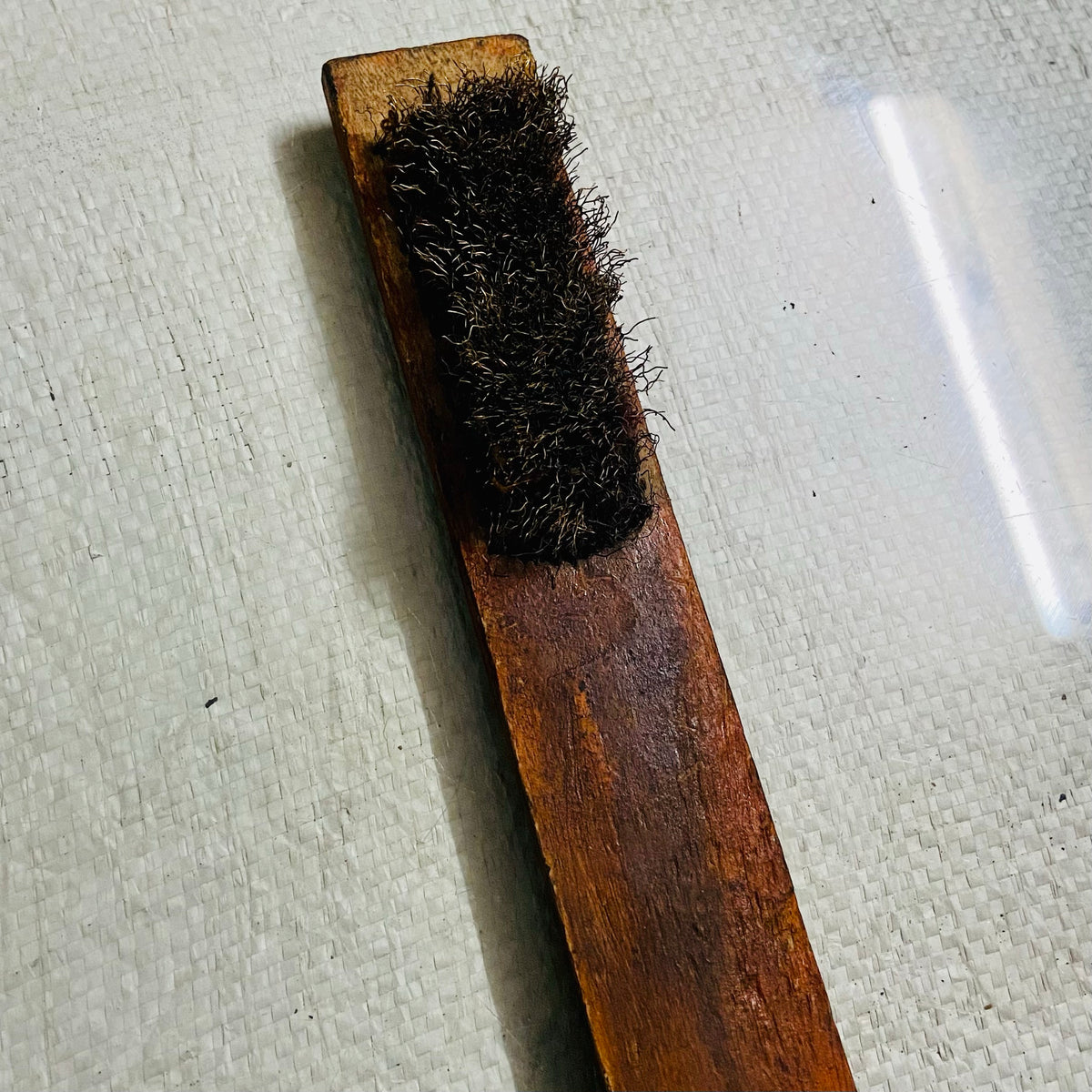 Brass wire brush for manual typewriter repair and surface cleaning RR Typewriter Mart