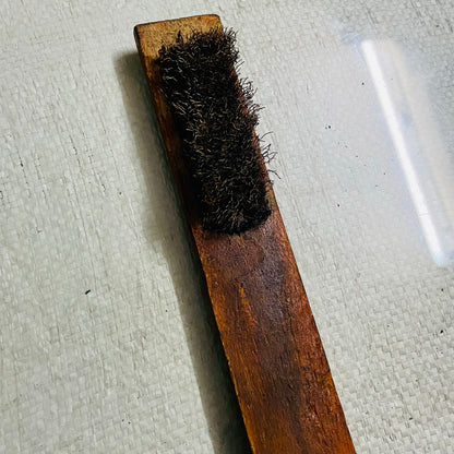 Brass wire brush for manual typewriter repair and surface cleaning RR Typewriter Mart