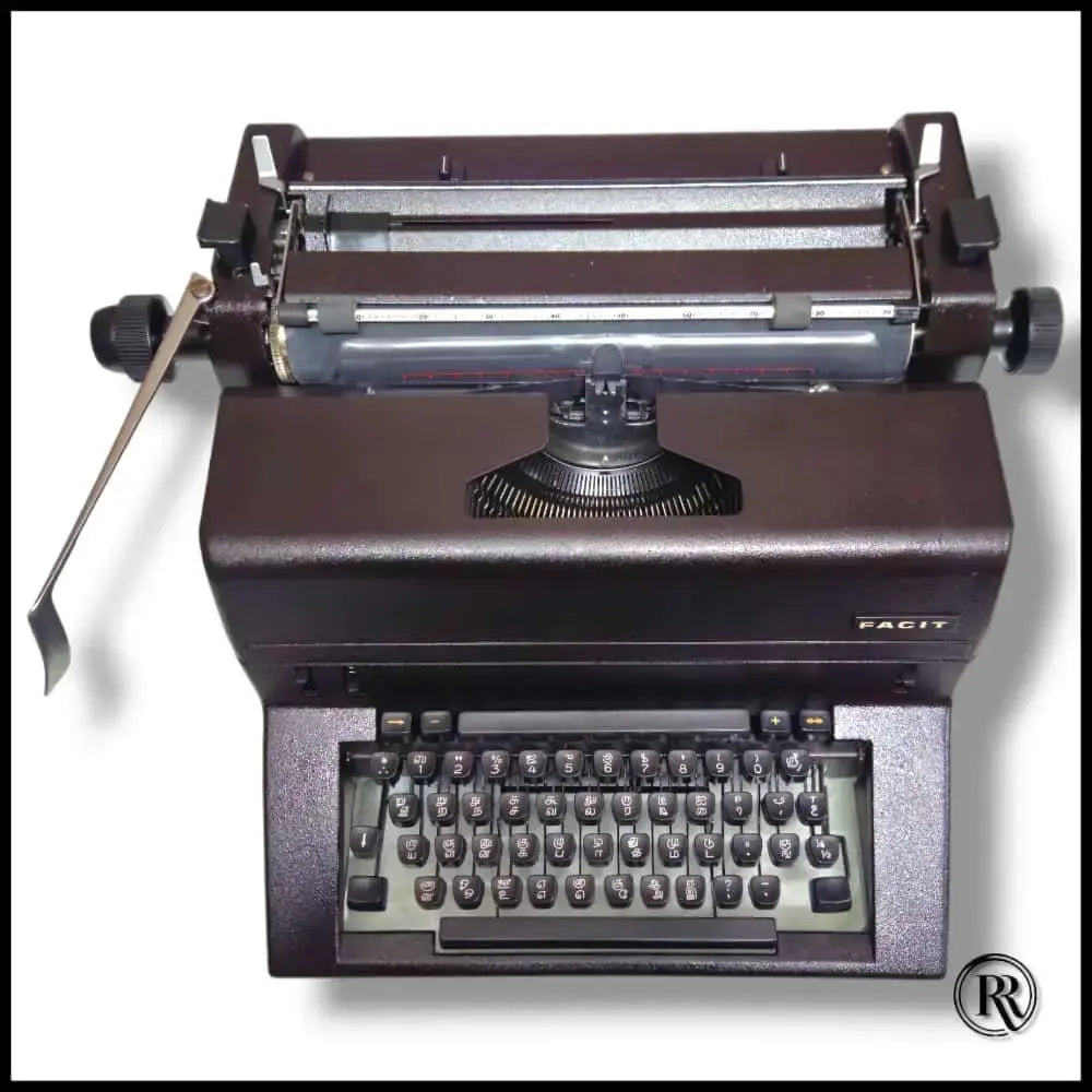 Facit Tamil Typewriter with original foolscap carriage, Manual Facit Typewriter from RR Typewriter Mart store