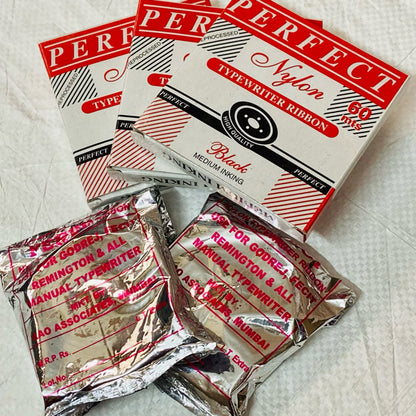 Manual typewriter ribbon cartridges with ribbon boxes, buy typewriter ribbon roll from ribbon shop