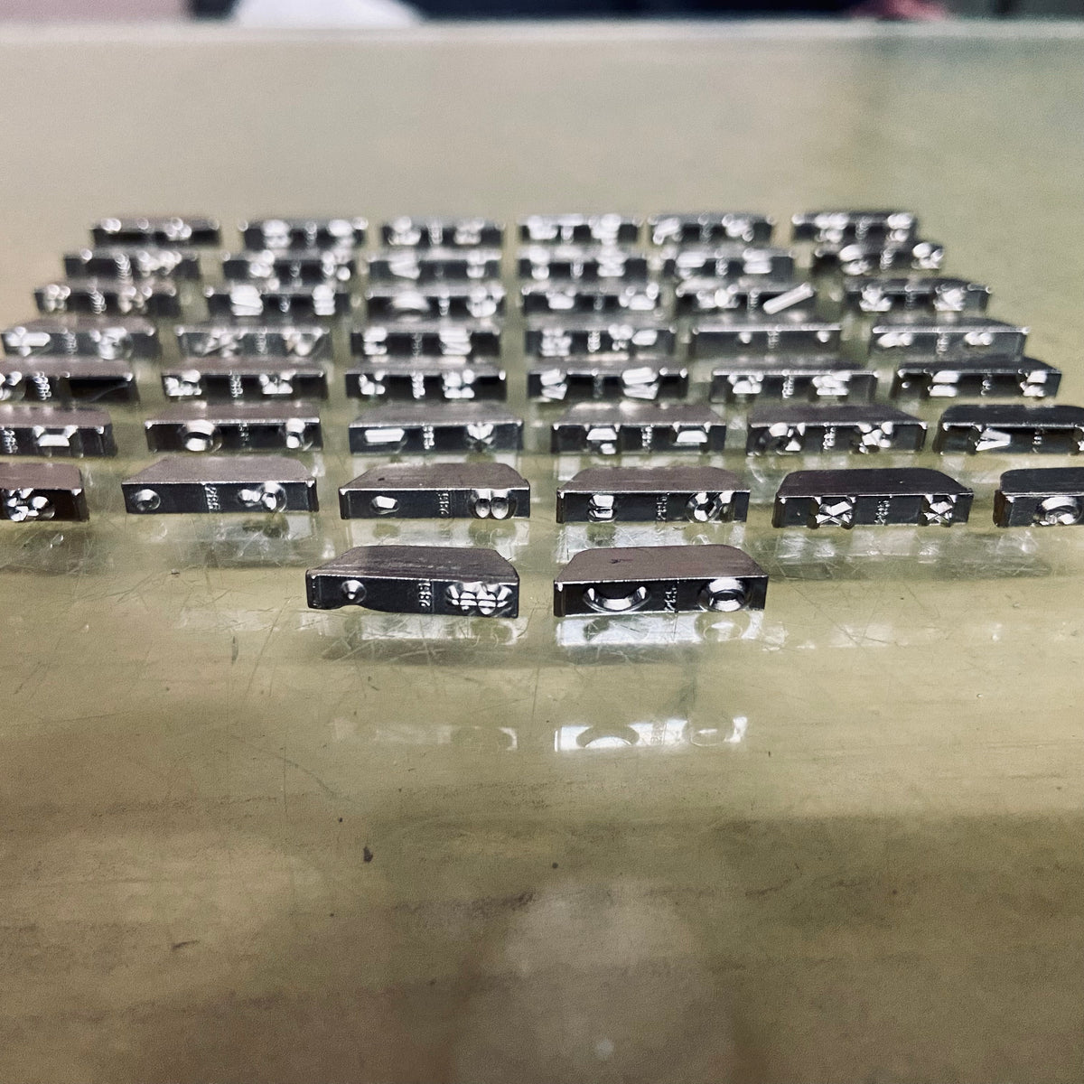 Replacement English font slugs for Godrej typewriter RR Typewriter Mart
