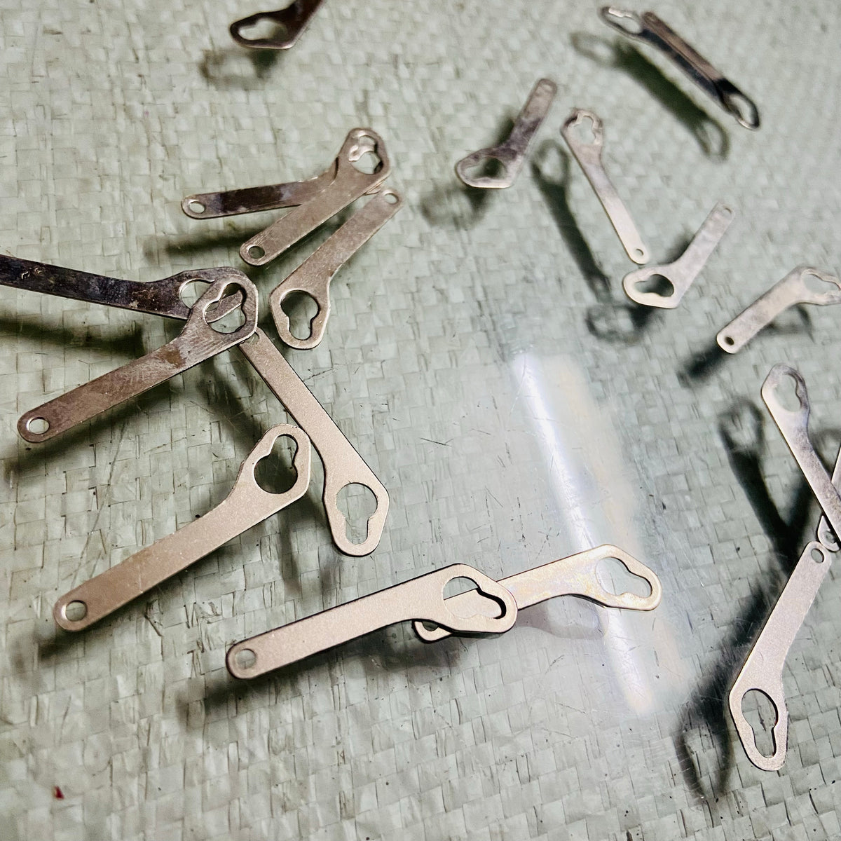 Facit typewriter paper bail support bracket restoration part RR Typewriter Mart