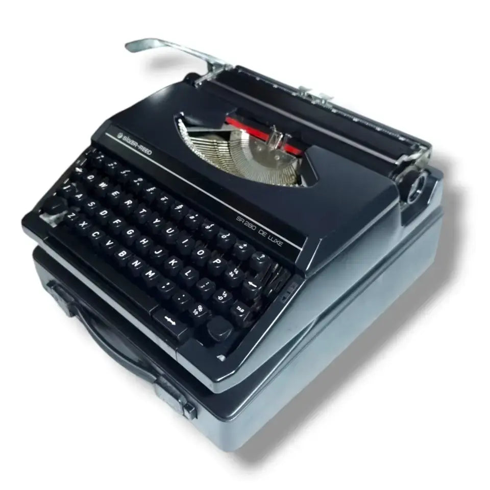 "Elegant Portable Typewriter for Sale - Silver Reed SR 280"