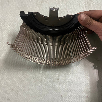 Facit typewriter parts complete typeset assembly with typebars segment RR Typewriter Mart