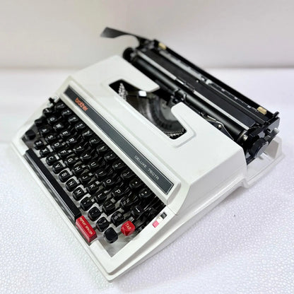 Angled Brother Typewriter manual English typewriter from RR Typewriter Mart buy typewriter store