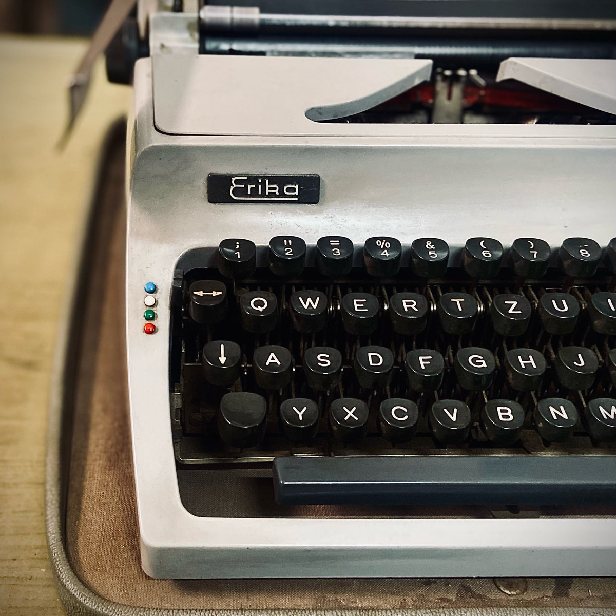 Original Erika Model 32 vintage German typewriter for writers collectors and everyday typing in India