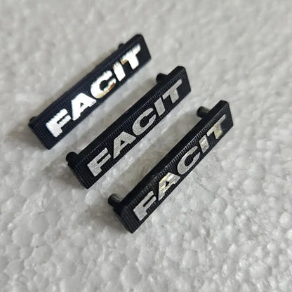 Facit typewriter metal body badge for restoration and repair RR Typewriter Mart