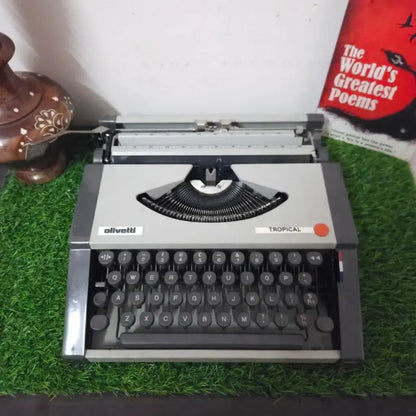 Vintage Olivetti Tropical Typewriter Made in Brazil | Best Typewriter Seller Near Me 🖋️