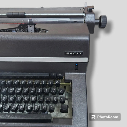 Facit 1740 Tamil Typewriter close-up showing original Tamil keys, Manual Facit Typewriter from RR Typewriter Mart