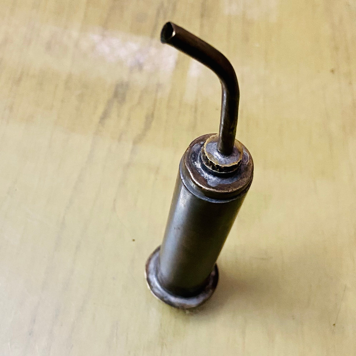 Vintage England made brass spirit lamp for typewriter restoration RR Typewriter Mart