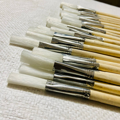 Manual Typewriter cleaning brush with extended wooden handle, Buy Typewriter cleaning brush online