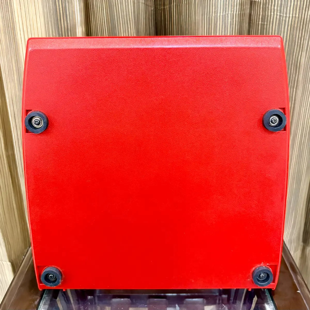 Japanese Brother Young Elite 513 vintage portable typewriter, scarlet red finish and black keyboard for mechanical typing | RR Typewriter Mart