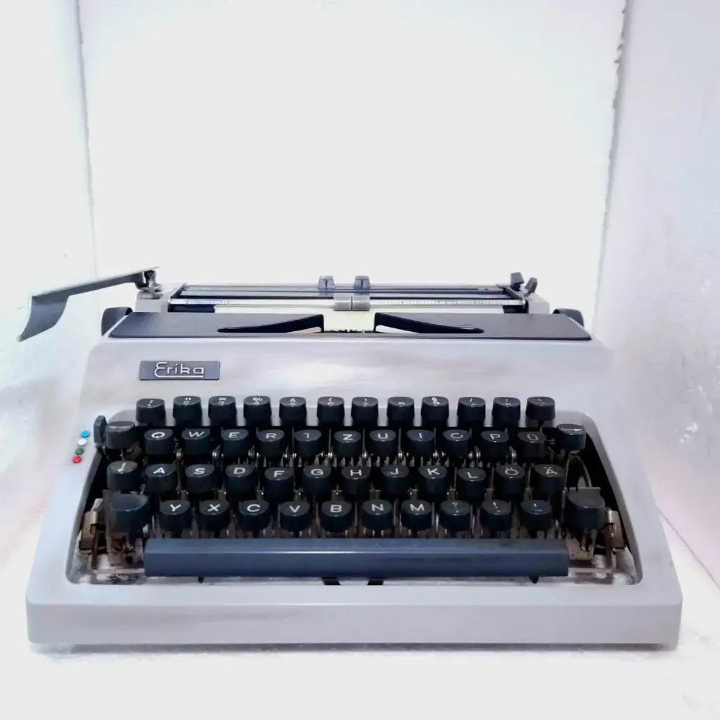 Rare Regal Erika vintage portable typewriter for collectors writers and retro enthusiasts