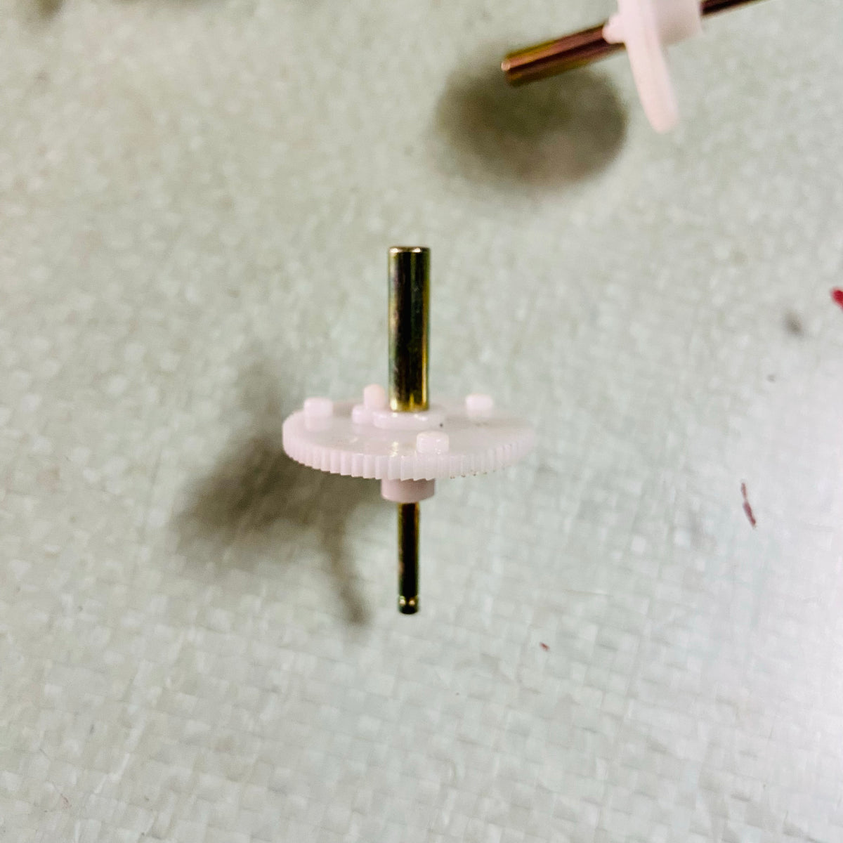 godrej typewriter parts ribbon gear with shaft for typewriter restoration typing machine parts RR Typewriter Mart