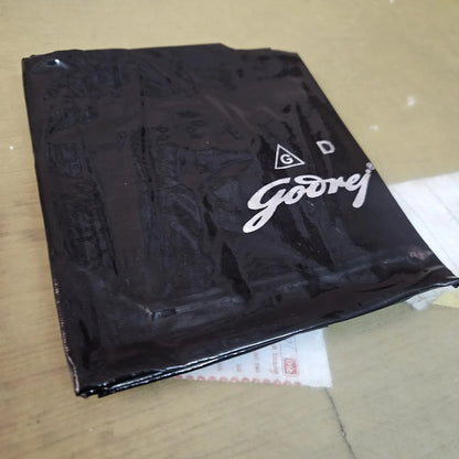 Angled view of policy carriage rexine dust cover for manual typewriter storage and protection